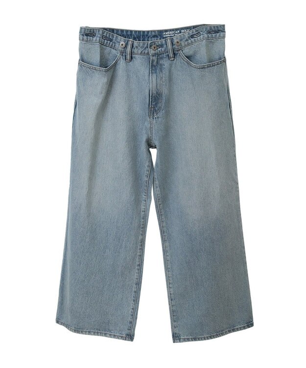 AMERICAN HOLIC タックワイドデニム Light Indigo