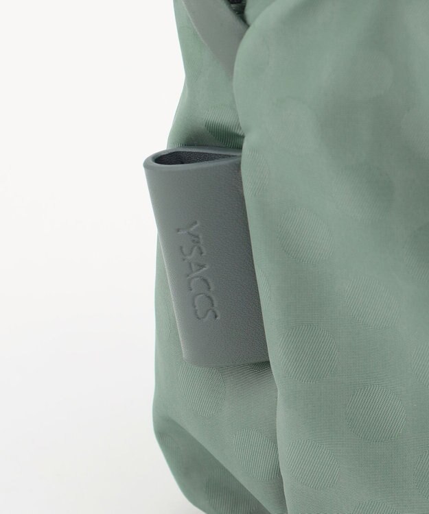 Y'SACCS Polka Dots　パイピングポケットポシェット ライトグリーン