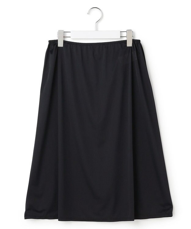 ICB L リネンスラブローン シャツワンピース ブラック