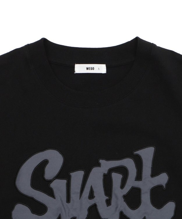 WEGO 【ユニセックス着用ITEM】ワッペンロゴドロストBIG　T（SS） ブラック