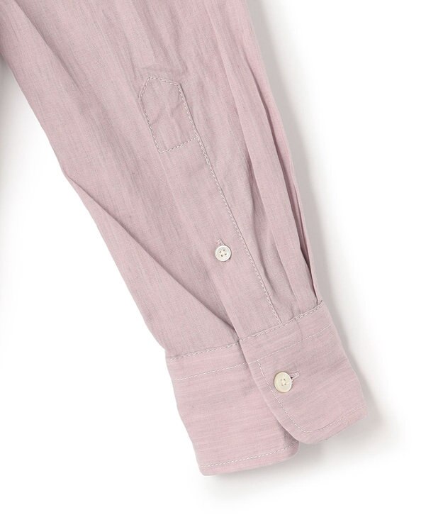 JOSEPH HOMME リネンストレッチブロード ウィングカラーシャツ ローズ系