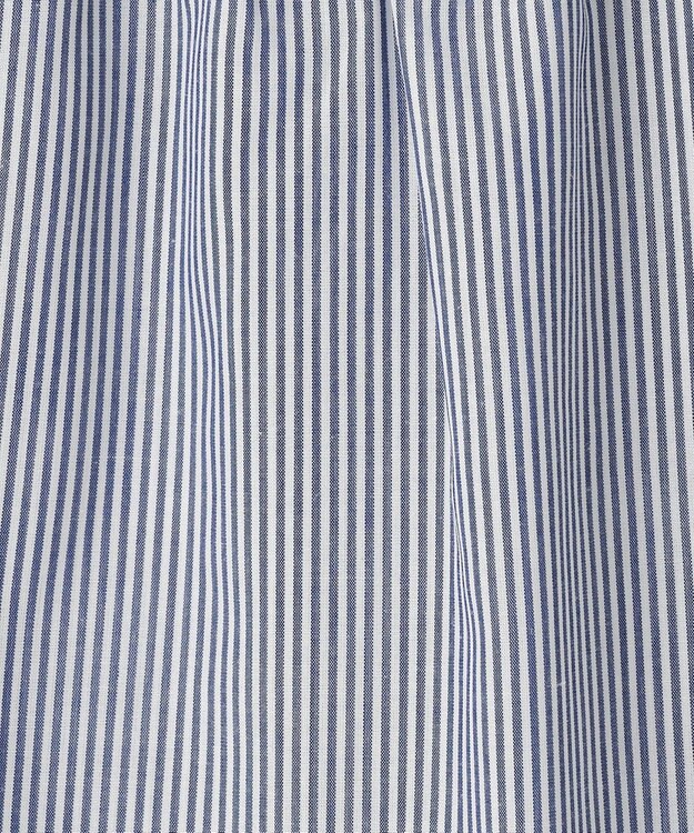 ANY SIS S 【洗える】フェイクパールストライプ ブラウス ネイビーストライプ