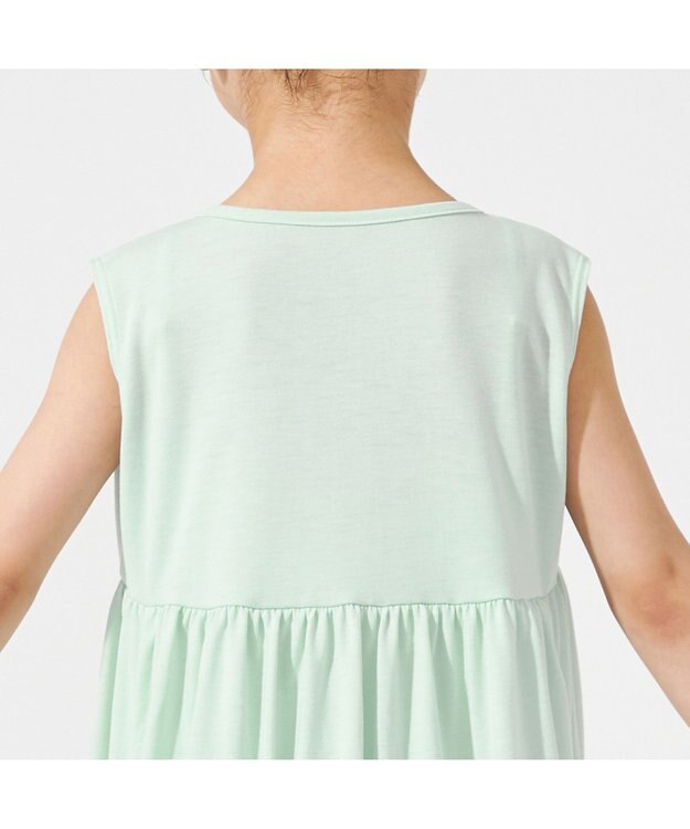 Chacott ジップアップワンピース アクアグリーン