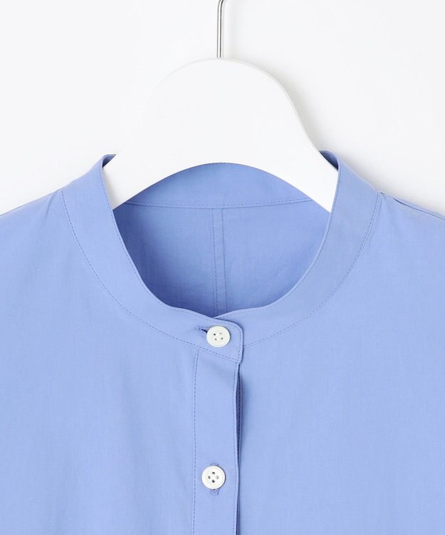 23区 S 【SLOW/一部店舗限定】タンブラーコットンブロード ブラウス ブルー系