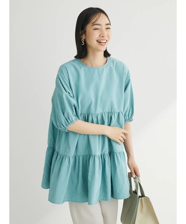 Green Parks ・ＥＬＥＮＣＡＲＥ　ＤＵＥ　ティアードチュニック Light Green