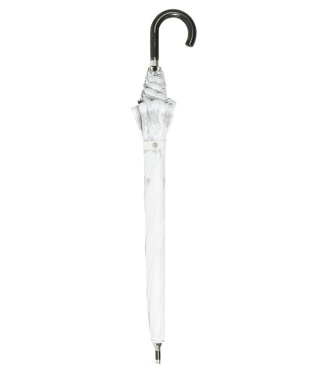 MOONBAT 【一級遮光/晴雨兼用日傘】ランバン オン ブルー (LANVIN en Blue)  長傘 日傘 フラワーグリッター オフホワイト