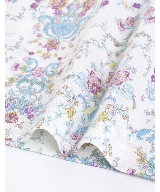 WACOAL パジャマ 長袖 長ズボン 綿100%(本体) ミントン レディース NDX541 /ワコール ホワイト