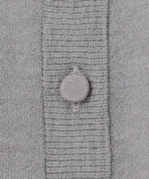 BEIGE， 【洗える・Oggi 10月号掲載】CADDO / シアーウールカーディガン Md.Gray