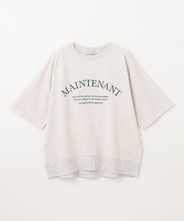 ANY L 【UVケア/洗濯機可】ロゴスウェットプルオーバー グレー