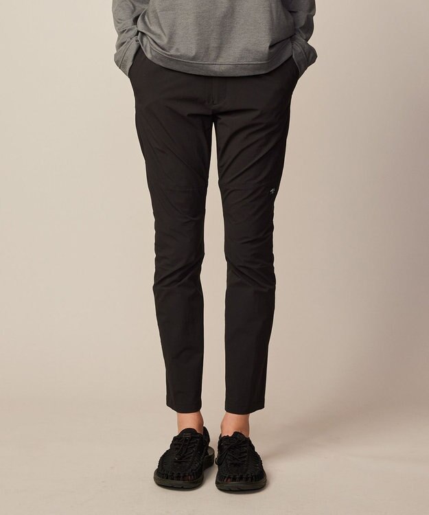 JOSEPH ABBOUD MOUNTAIN 【レディースシルエット・2WAYストレッチ/撥水】コーデュラ クライミング パンツ ブラック系