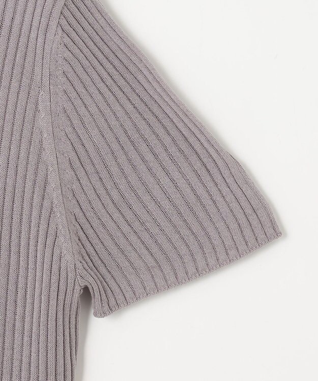 ANY 【2SET】ニットツインセット（半袖ニット＋Vネックカーデ） ライトグレー