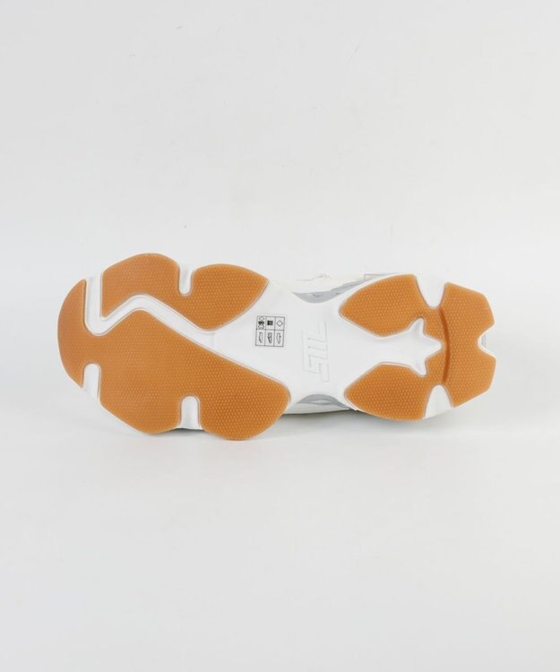 STEVE MADDEN SKYBOX ボリュームソールメタリックラインスニーカー ホワイト