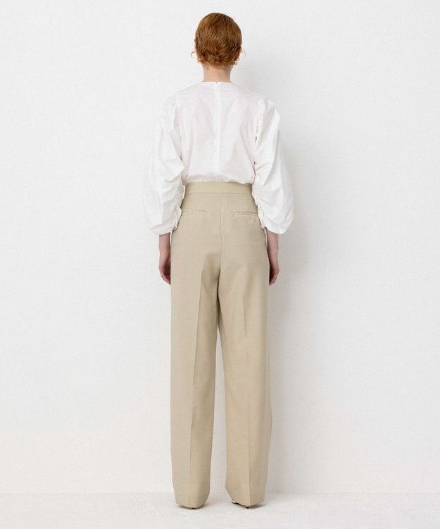 NAVE 【Nave・セットアップ可】ウールポリエステルツイルパンツ ベージュ系