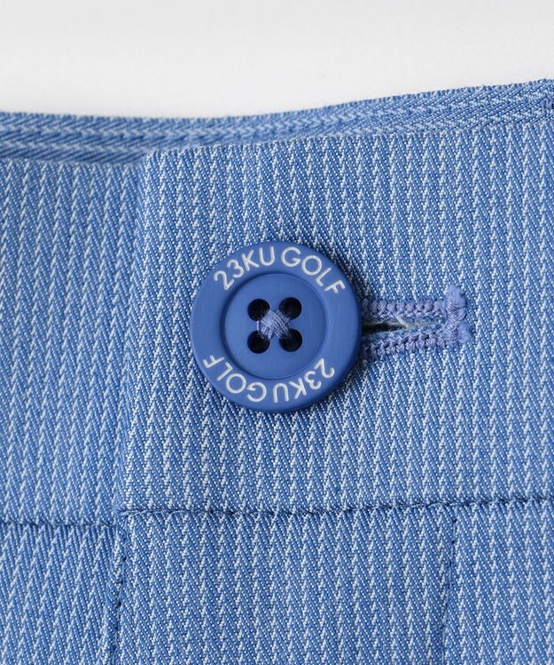 23区GOLF 【MEN】【人気の定番】ハイパワーストレッチ ベーシックパンツ  挿し色で爽やかに サックスブルー系