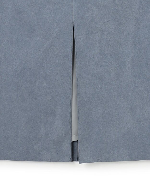 BEIGE， CISCO / フェイクスエードIラインスカート Dull Blue