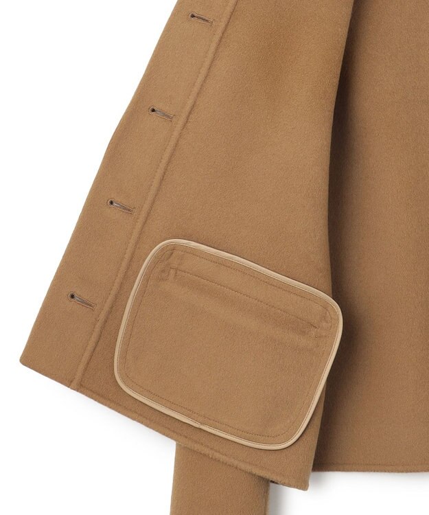 JOSEPH ライトダブルフェイス　ショート丈ジャケット Cassonade