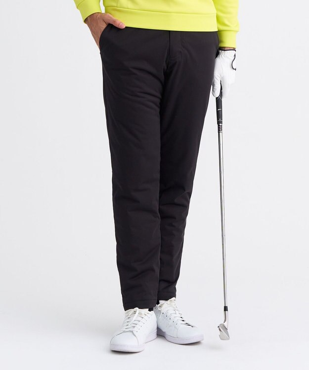 23区GOLF 【MEN】防風エアリージャージ ウォームパンツ ブラック系
