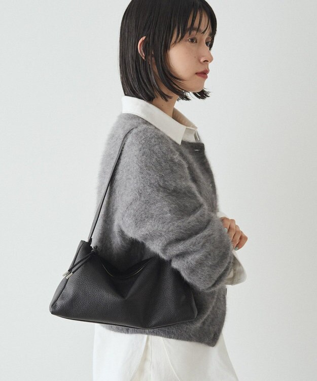 russet レザー2WAYショルダーバッグ(CE-1629) Black