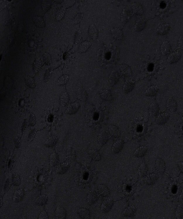 組曲 L エンブロイダリーレースフレアスリーブ ワンピース ブラック系