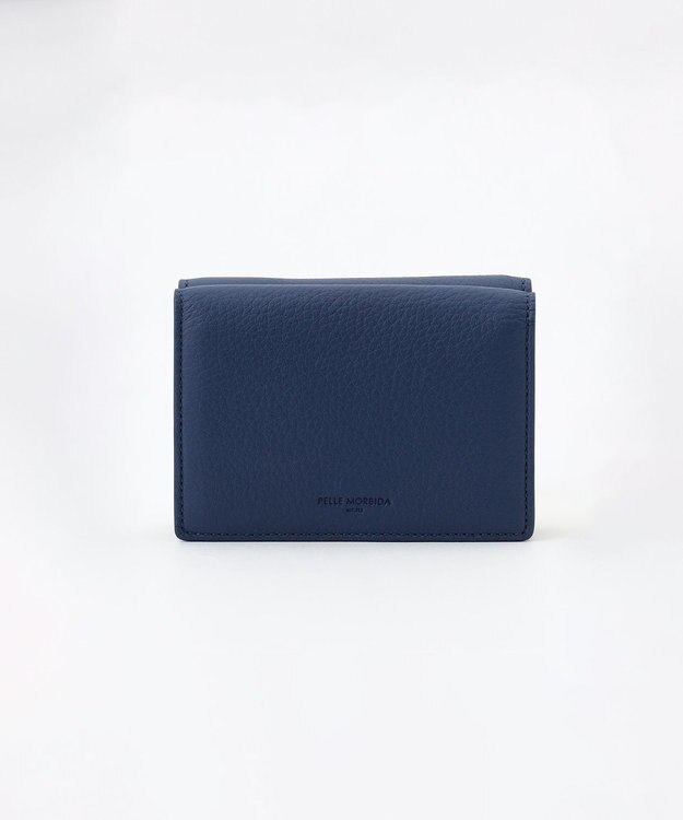 JOSEPH HOMME 【WEB限定】【PELLE MORBIDA】コンパクトウォレット ブルーxブラック