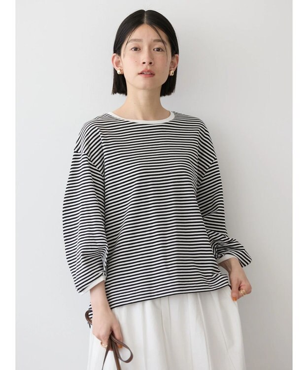 AMERICAN HOLIC ＵＶカット７分袖タックプルオーバー Border