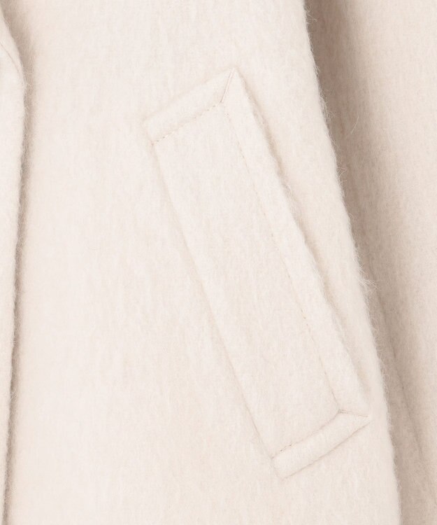 23区 L 【Oggi1月号掲載】ループカットシャギー コート アイボリー系