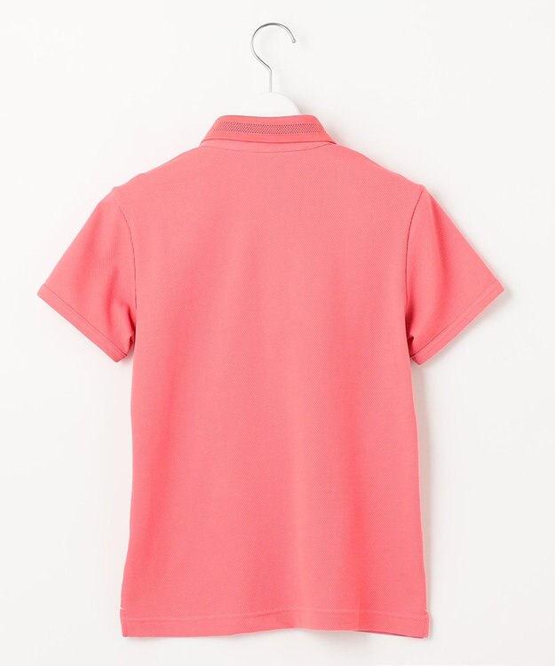 23区GOLF 【WOMEN】【吸水速乾/UVケア】ハニカムカノコ半袖ポロシャツ シンプルながらも機能的 ピンク系