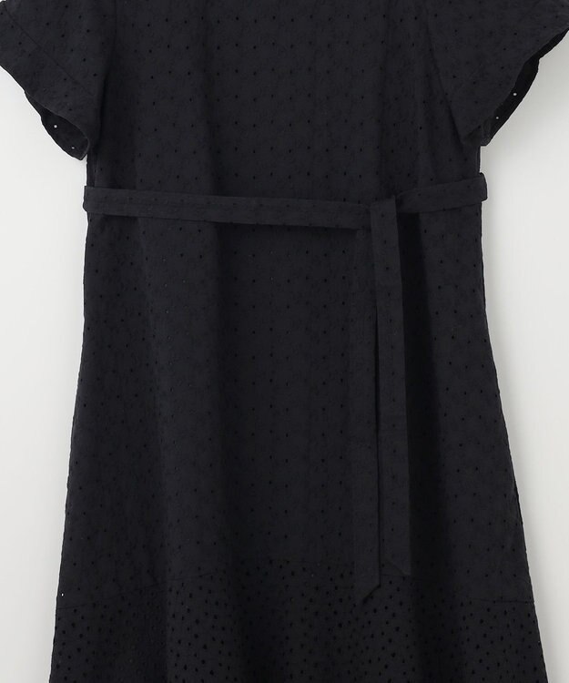 組曲 L エンブロイダリーレースフレアスリーブ ワンピース ブラック系