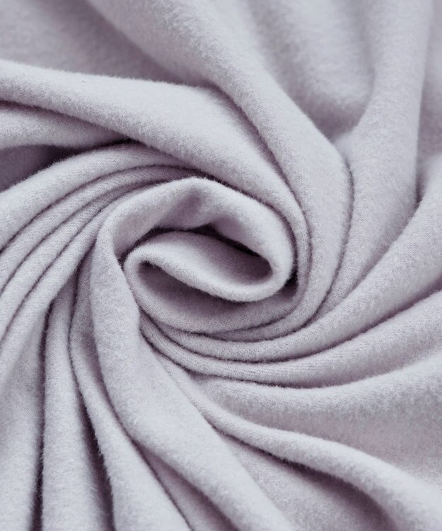 Tiaclasse 【スマート裏起毛・洗える】パールボタンブラウス グレー