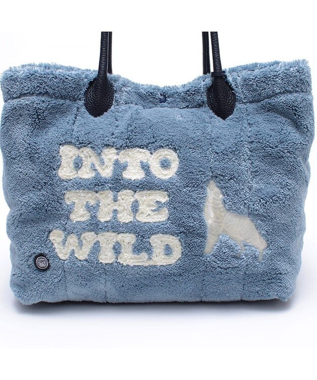 A.D.M.J. 【もこもこ】オスカー/コード刺しゅうキューブトート34cm(Dカン＋) BOSCO BLU