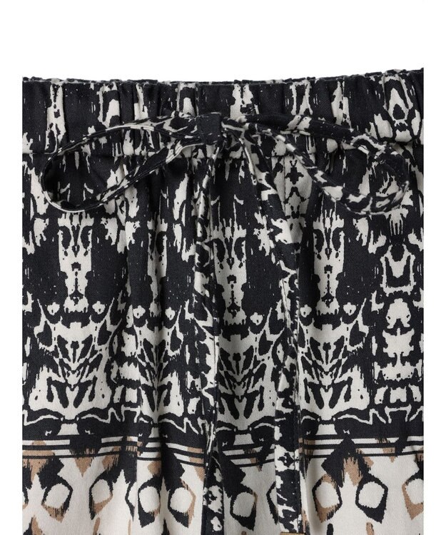 AMERICAN HOLIC パネルプリントリラックスパンツ Charcoal Gray