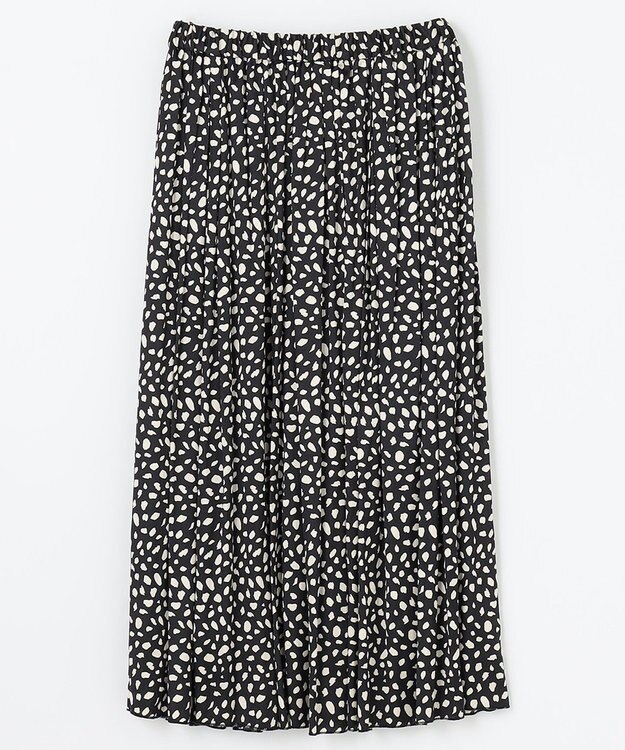 ANY 【洗える】ダルメシアンスカート ブラック系5