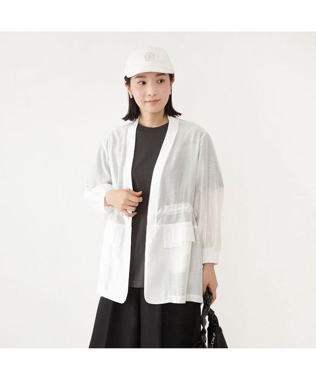 林八百吉商店 Coleman　デニムアンパイアキャップ ホワイト