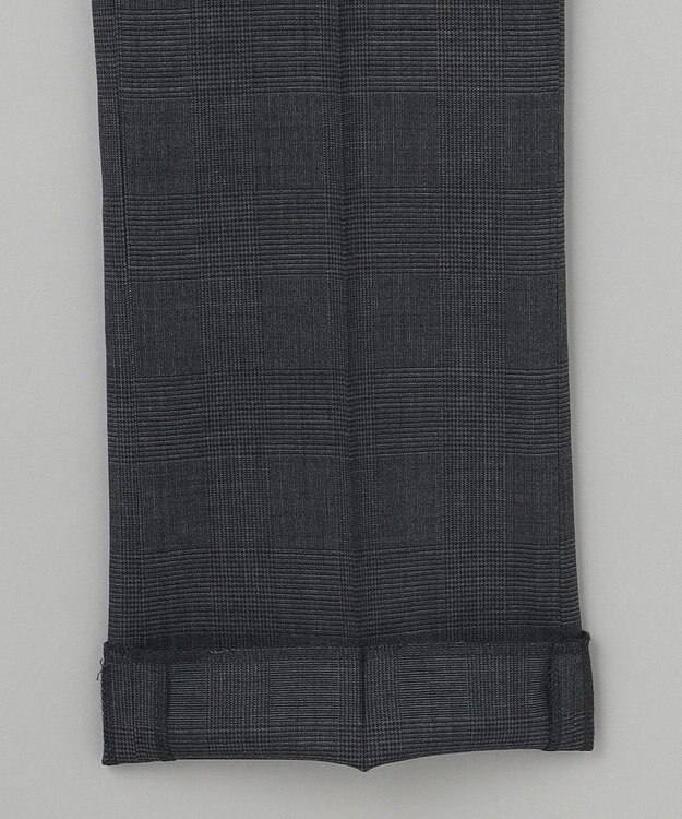 GOTAIRIKU ロングセラー【洗える/折り目加工/シワになりにくい/ウエストアジャスター】ウォッシャブル サマーウール100％パンツ_限定色(1タック)23年モデル グレー系4