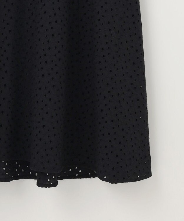 組曲 L エンブロイダリーレースフレアスリーブ ワンピース ブラック系