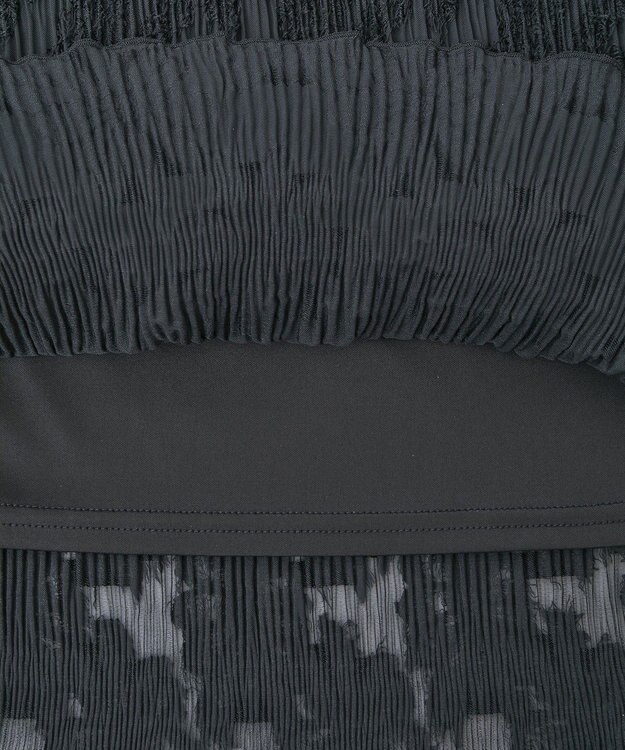 earth music&ecology マジョリカプリーツナロースカート Black