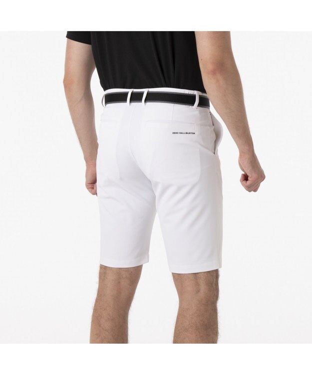 ZERO HALLIBURTON 【接触冷感】 ダブルリブアンチシースルーハーフパンツZHG-M5S10d 82963 ホワイト