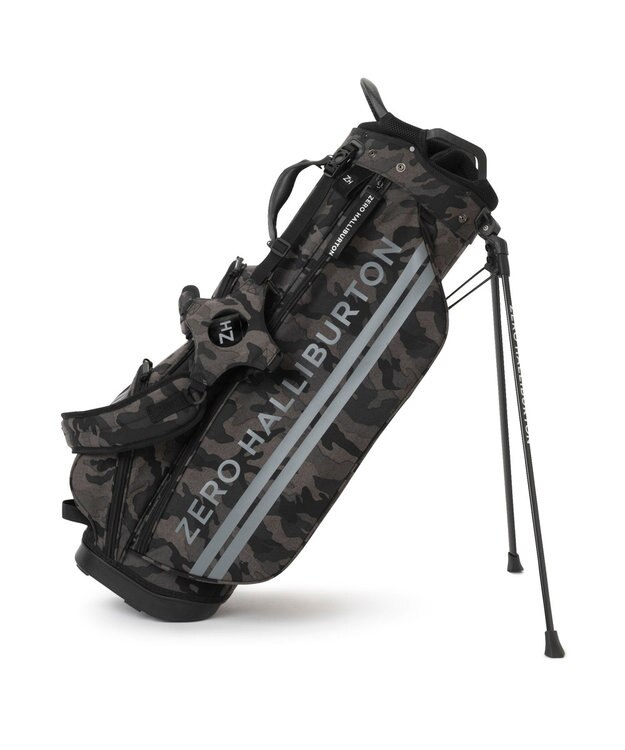 ZERO HALLIBURTON コーデュラスタンドバッグ 82052 ブラックカモ柄