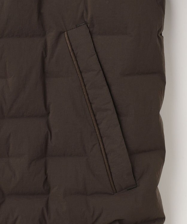 JOSEPH ABBOUD 【インナーダウンとしても対応可】ポケッタブル２WAYストレッチダウン ブルゾン ダークブラウン系