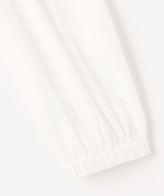 組曲 L 【KUMIKYOKU NAVY】スタンドフリルシャーティング ブラウス アイボリー系