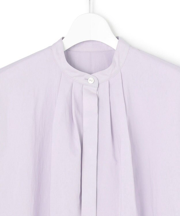 23区 【撥水加工/洗える】シアーナイロンツイル レイヤード ブラウス ラベンダー系