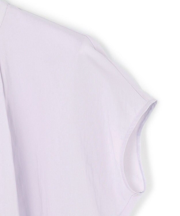 23区 【撥水加工/洗える】シアーナイロンツイル レイヤード ブラウス ラベンダー系