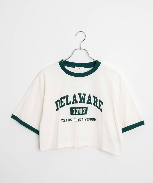 WEGO リンガーグラフィックショートT オフホワイト