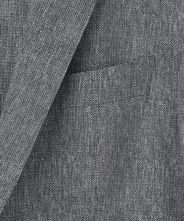 JOSEPH HOMME 新型・新柄【洗える/ストレッチ/シワになりにくい/セットアップ対応可】クールドッツストレッチ 　ジャケット ライトグレー系