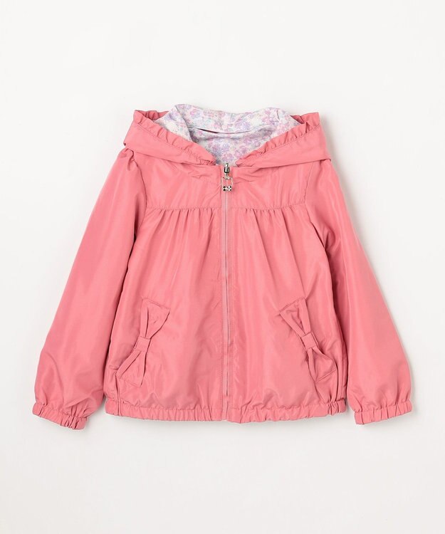 ANY KIDS 【フード取り外し/洗濯機可能】撥水加工リバーシブルゾン ピンク