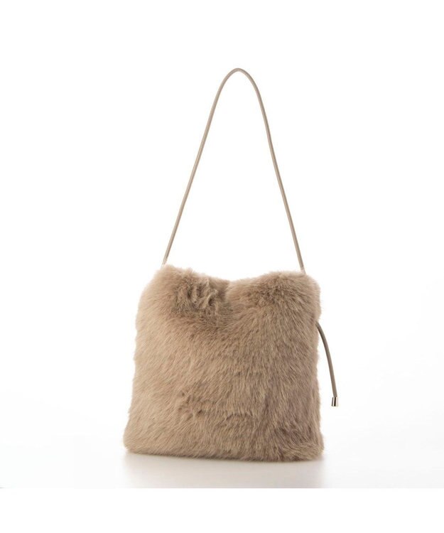 UNBILLION カシュカシュ cachecache / エコファーシンプルショルダートートバッグ オーク