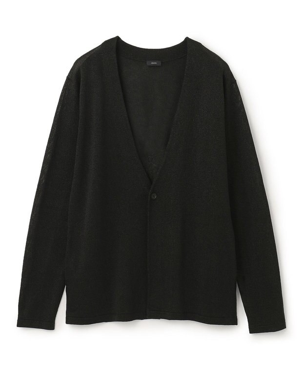 JOSEPH HOMME ドライペーパープレーン 　ニットカーディガン ブラック系