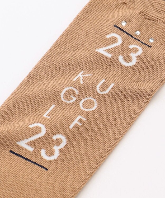 23区GOLF 【WOMEN】ハイソックス ベージュ系