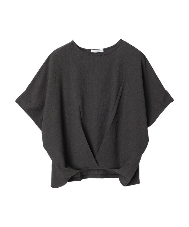 Green Parks 裾タック表面カットプルオーバー Gray