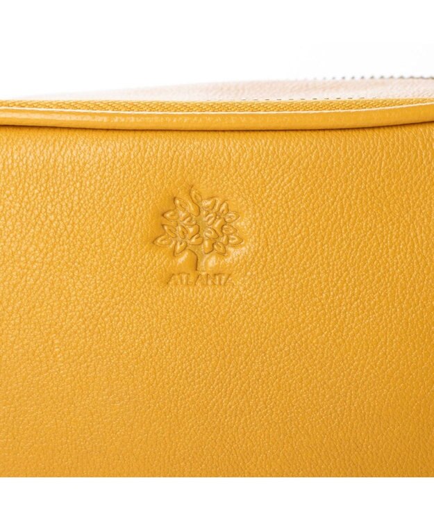 UNBILLION アトランタ ATLANTA / 牛革BOX型ウォレットショルダー イエロー